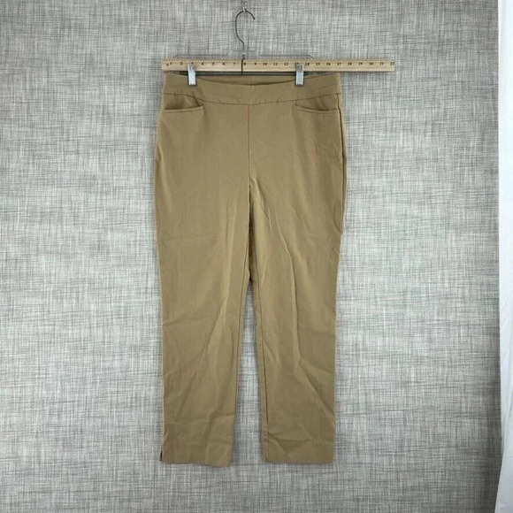 Chico's Pants Womens 2R (XL) tan 3933 - Picture 1 of 11